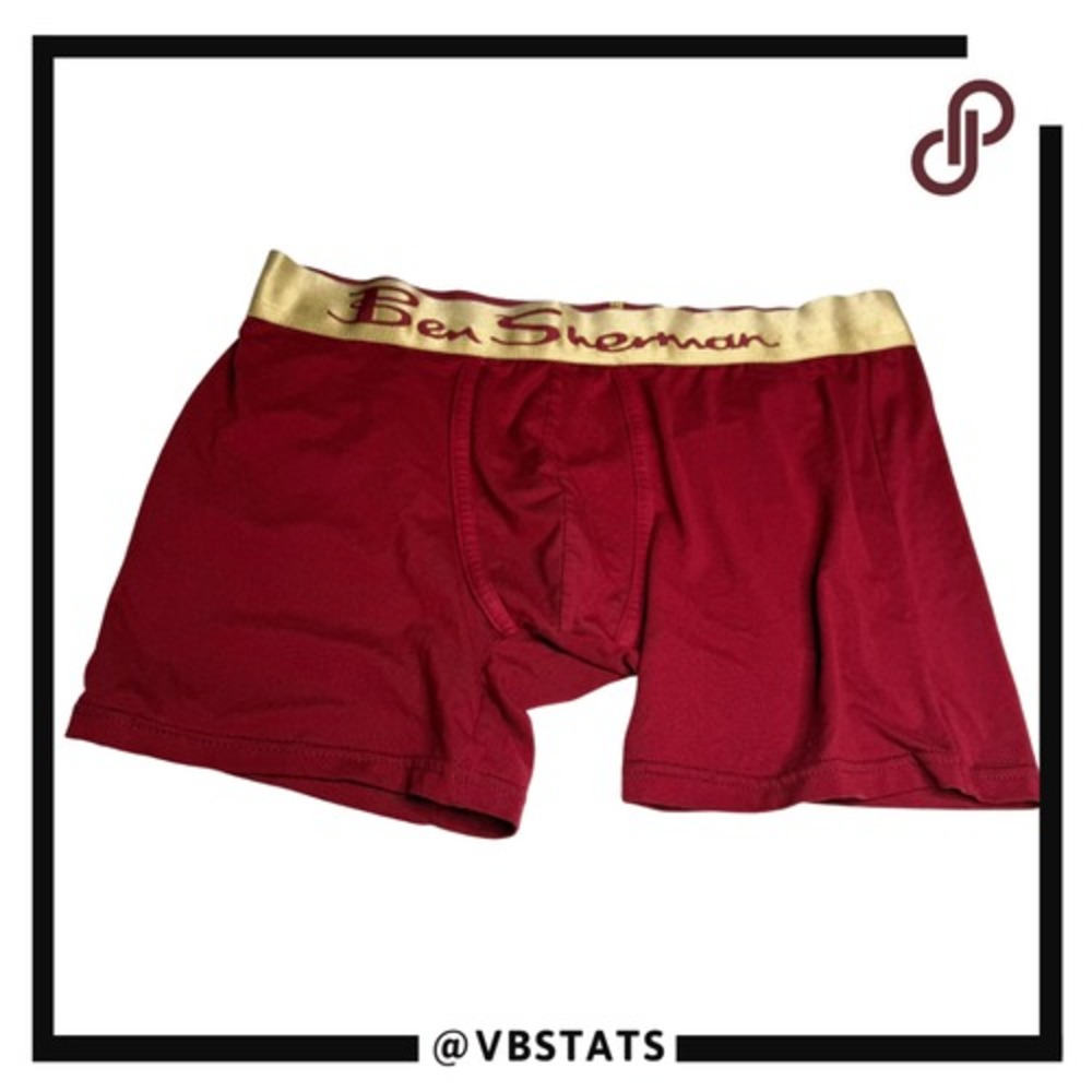 Ben Sherman Men's Contoured Support Pouch Soft Microfiber Boxer Brief Red Medium